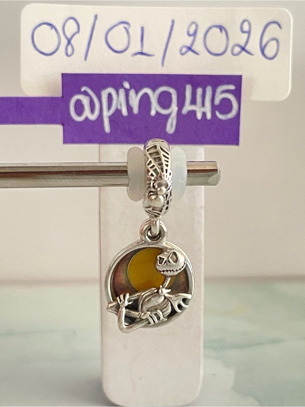 Pandora Disney Nightmare Before Christmas Double Dangle Charm